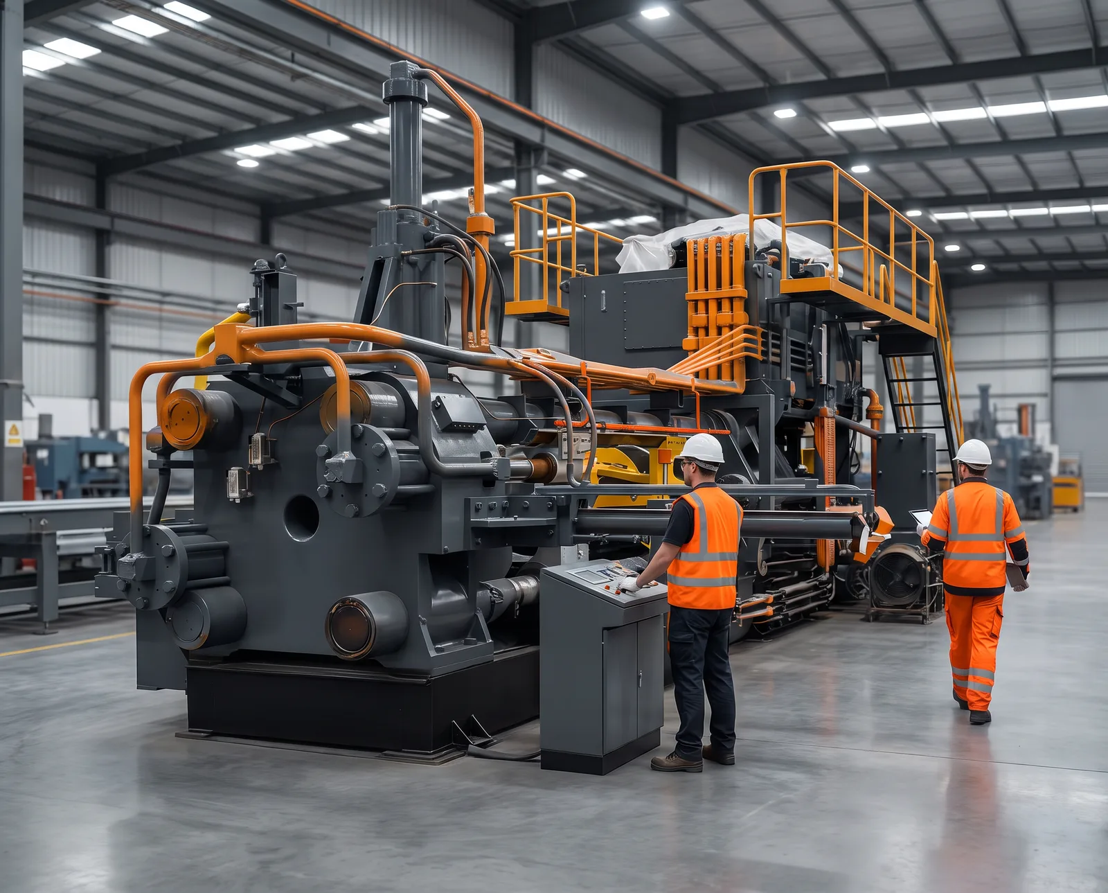 1000-tonne extrusion press (5″ billet)