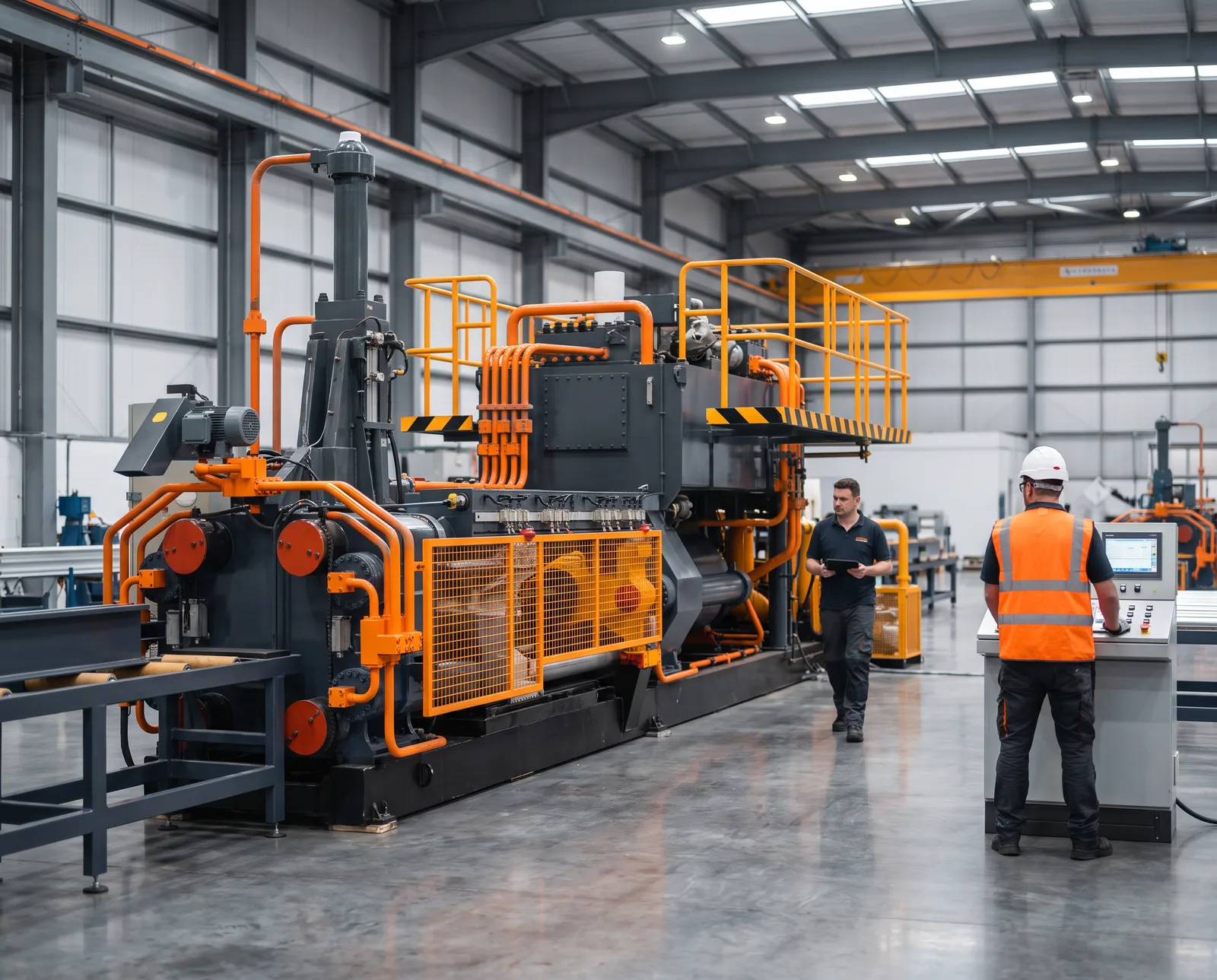 530-tonne extrusion press (3″ billet)
