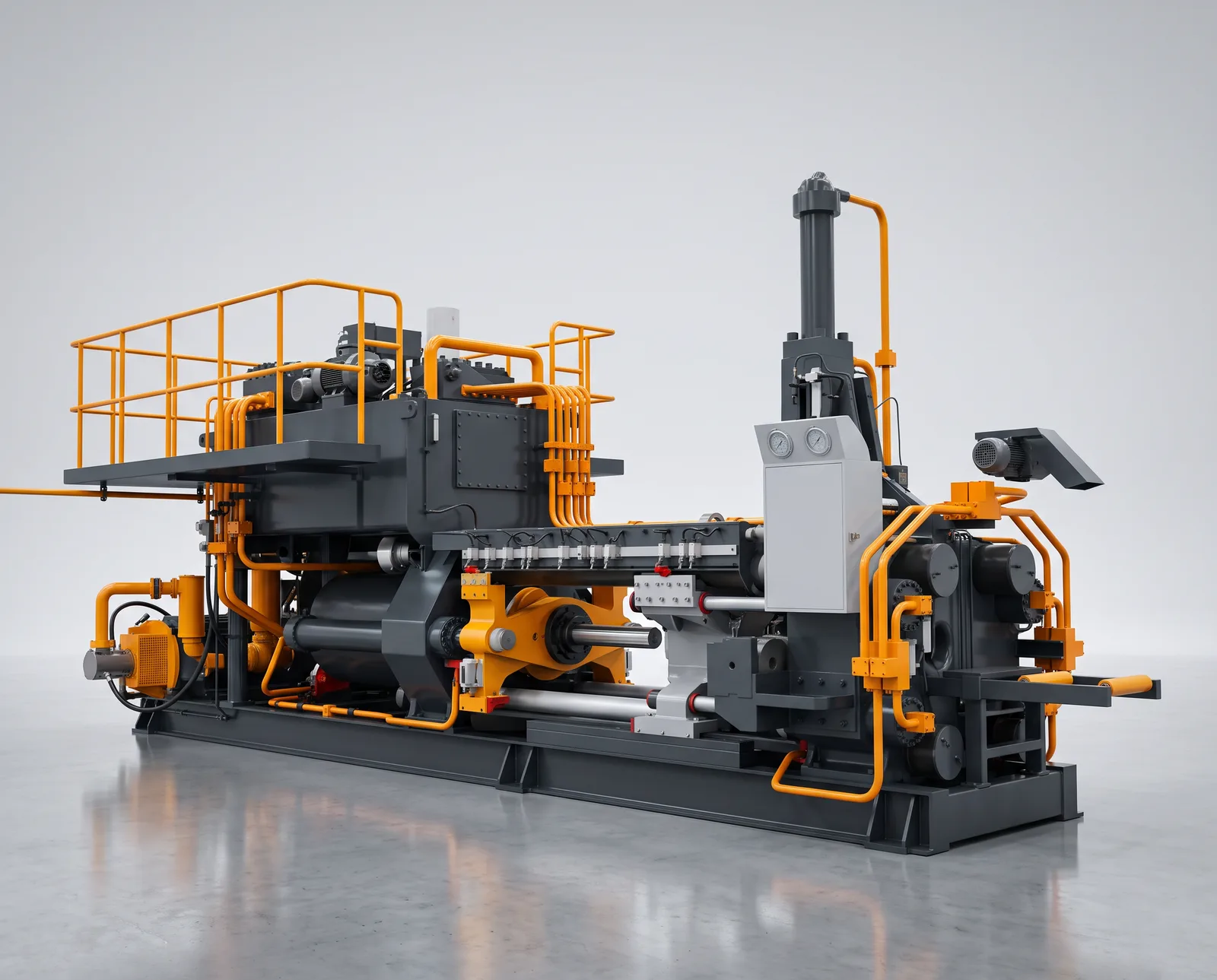 530-tonne extrusion press (3″ billet)